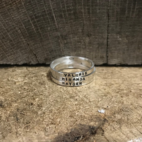 Sterling Silver Skinny Ring