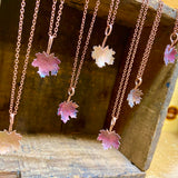 Copper Maple Leaf Necklace