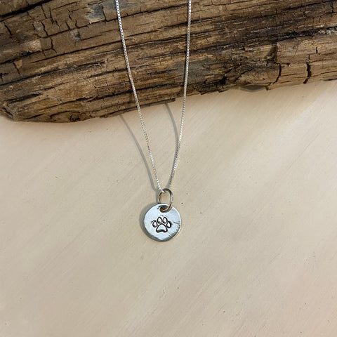 Paw Print Necklace