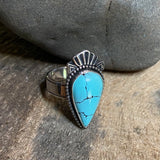 Turquoise on Point Ring