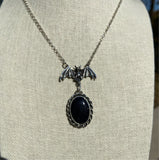 Bat in the Night Sky Necklace