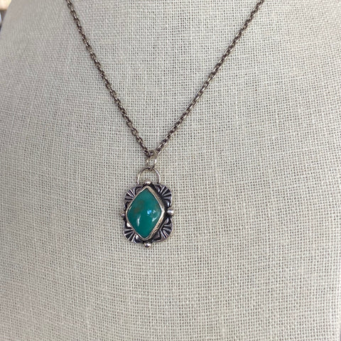 Diamond Turquoise Necklace