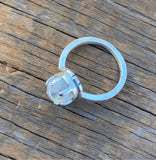 Spinning Crystal Ball Ring