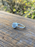 Spinning Crystal Ball Ring