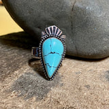 Turquoise on Point Ring