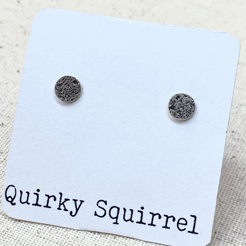 Full Moon Stud Earrings