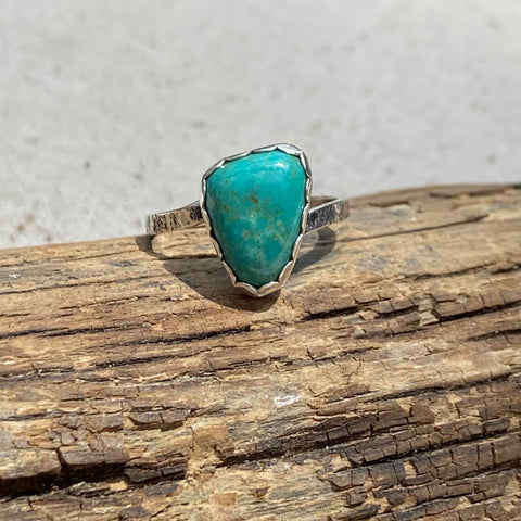 Tri point Turquoise Ring