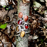 Gemstone Skinny Rings