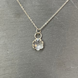 Quartz Hexagon necklace