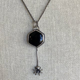 Black Onyx Spider Necklace