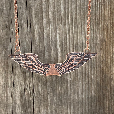 Copper Wings Necklace