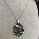 Raven Full Moon Necklace